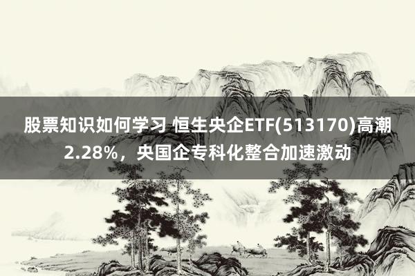 股票知识如何学习 恒生央企ETF(513170)高潮2.28%，央国企专科化整合加速激动