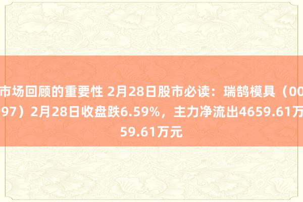 市场回顾的重要性 2月28日股市必读：瑞鹄模具（002997）2月28日收盘跌6.59%，主力净流出4659.61万元