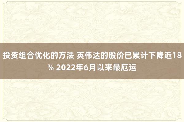 投资组合优化的方法 英伟达的股价已累计下降近18% 2022年6月以来最厄运